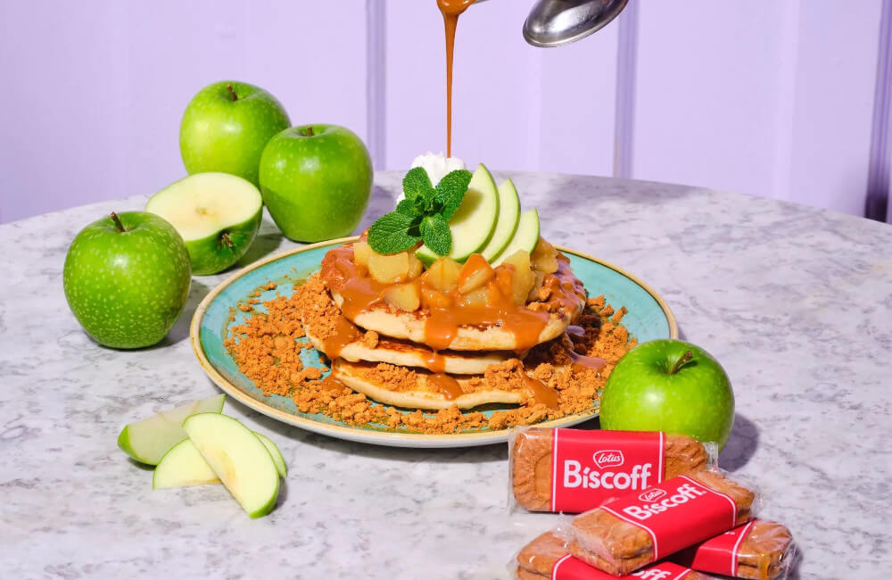 Biscoff Apple Pancakes Bills Restaurant and Bar