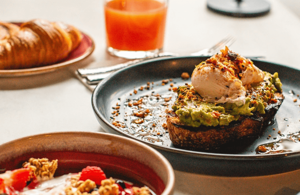 Avocado Eggs Benedict at Voyagers Liverpool