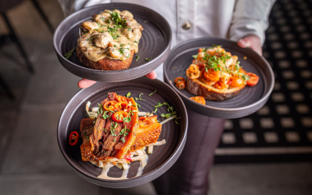 Brunch Dishes at Churrasco Steakhouse Liverpool