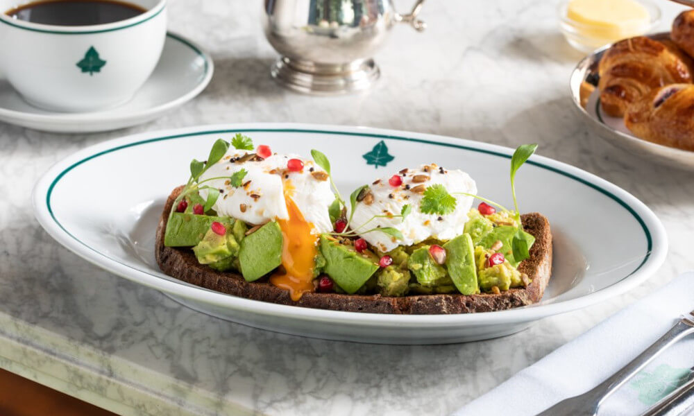 The Ivy Smashed Avocado on Toast